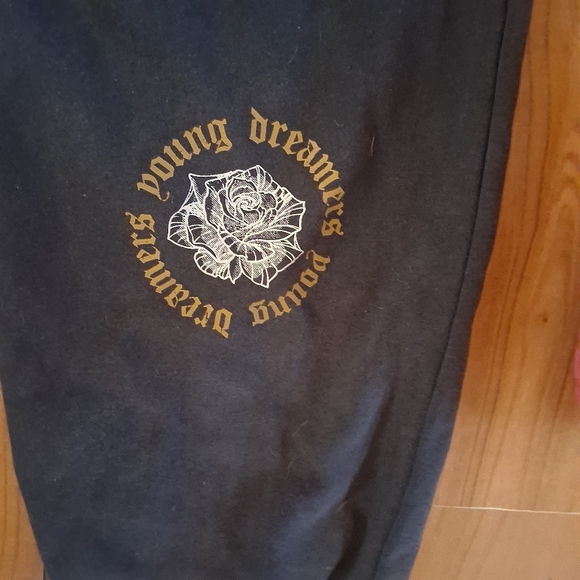 YoungLA navy sweatpants with gold accents Size S #sweatpants #loungewear - Picture 6 of 11